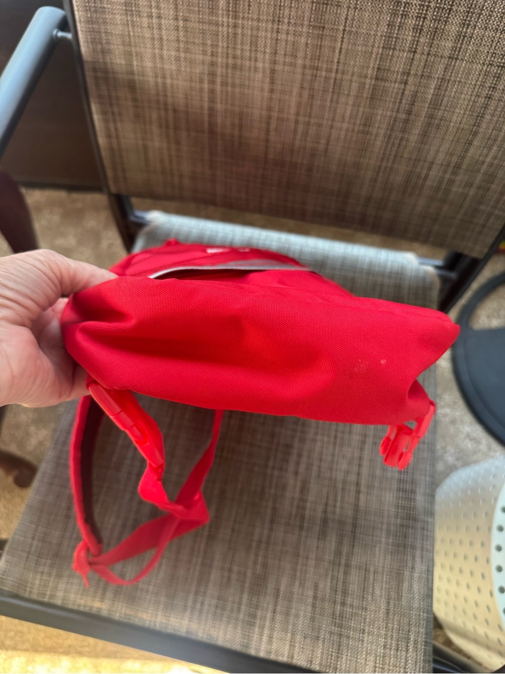 Reebok Sling Mini Backpack Red & White - Picture 10 of 16